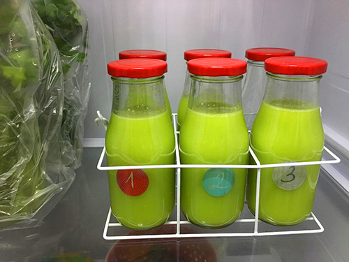 RICO JUGO VERDE PRENSADO EN FRIO